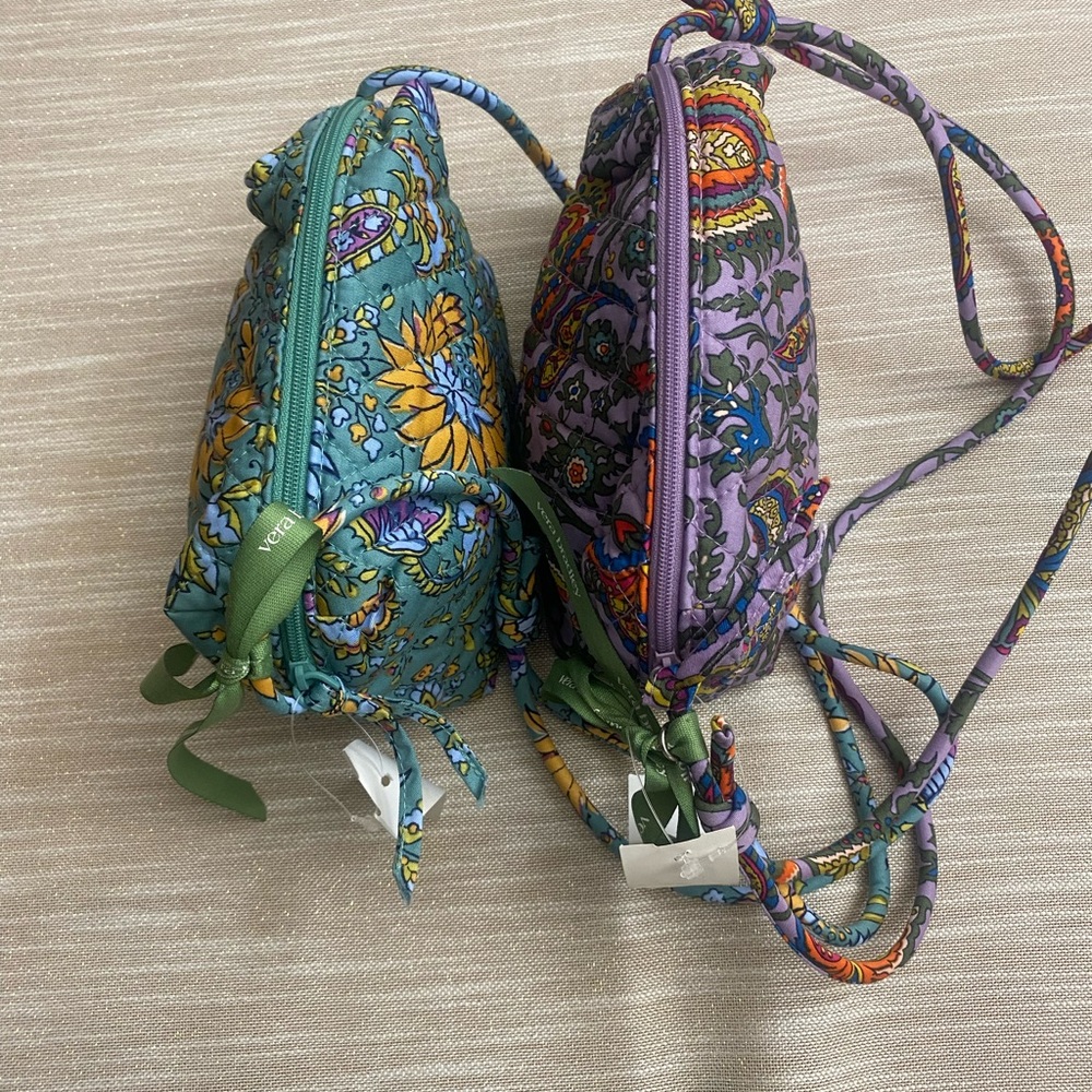 Vera Bradley Blake Crossbody Bag Minimalist Marrakesh Purple - Picture 12 of 12
